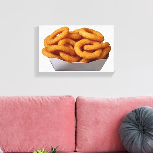 Onion Rings Leinwanddruck (Insitu (Wohnzimmer))