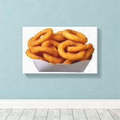 Onion Rings Leinwanddruck (Insitu (Holzboden))