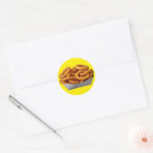 Onion Rings Runder Aufkleber (Umschlag)