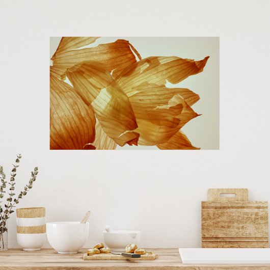 Onion Skin Poster (Küche)