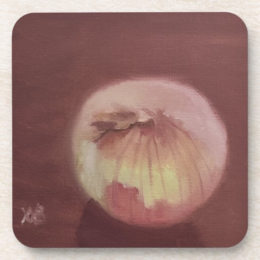 Onion-Studie Getränkeuntersetzer (Vorderseite)