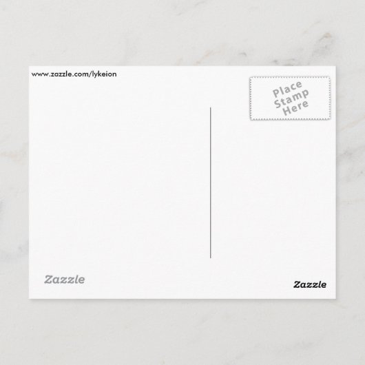 Onionenzellen unter dem Mikroskop Postkarte (Rückseite)