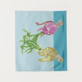 Onions Angel Vs Demom Wandteppich (Vorderseite)