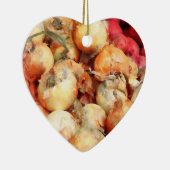 Onions Closeup Keramik Ornament (Rechts)