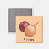 Onions Magnet (Vorderseite/Rückseite)