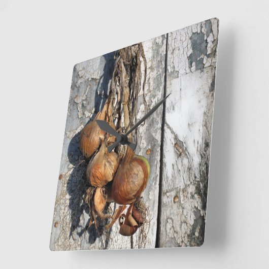 ONIONS QUADRATISCHE WANDUHR (Winkel)