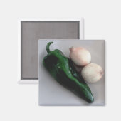 Onions und Pepper Magnet (Vorderseite/Rückseite)