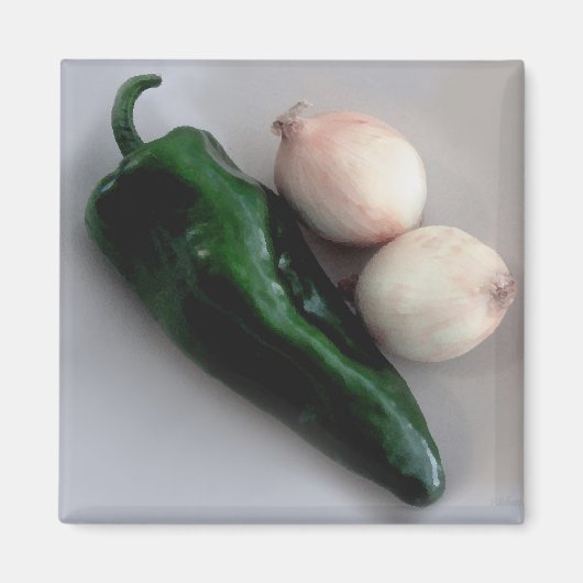 Onions und Pepper Magnet (Vorne)