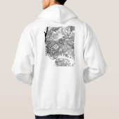 Onitsha Nigeria City Map Hoodie (Rückseite)