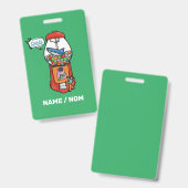 ONIVA! Gomme Balloune Ausweis (Vorder- & Rückseite)