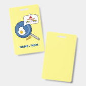 ONIVA! Oeuf Ausweis (Vorder- & Rückseite)