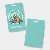 ONIVA! Squelette Viking Abzeichen Ausweis (Front & Back)