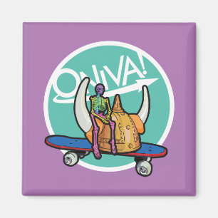 ONIVA! Squelette Viking Magnet