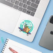 ONIVA! Squelette Viking Sticker (Laptop mit iPhone)
