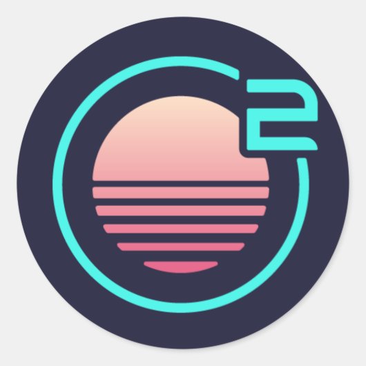 Onivim 2 - Rundaufkleber für Logos Runder Aufkleber (Vorderseite)