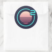 Onivim 2 - Rundaufkleber für Logos Runder Aufkleber (Tasche)