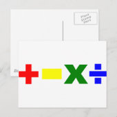 Onizuka Math Postkarte (Vorne/Hinten)