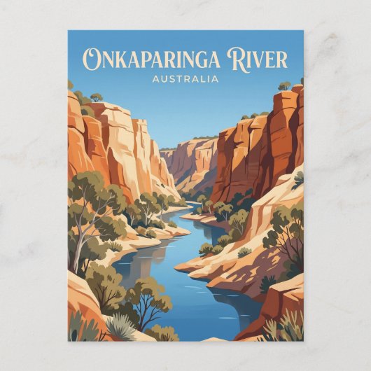 Onkaparinga River Nationalpark Australien Postkarte (Vorderseite)