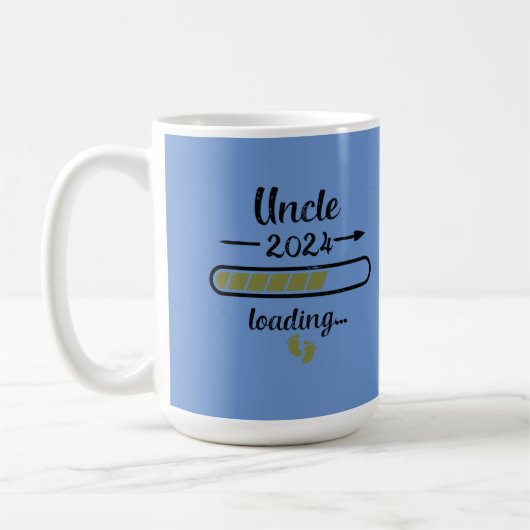 Onkel 2024 Ladung Schwangerschaft UNC Geburt Kaffeetasse (Links)