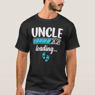 Onkel 2024 Loading Baby Announcement Erste Mal Un T-Shirt