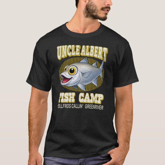 ONKEL-ALBERT-FISCHCAMP T-Shirt (Vorderseite)