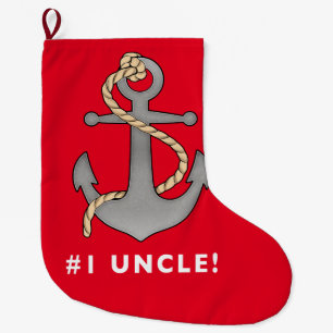 Onkel Anchor der Nr.-eine mit einem Seil Großer Weihnachtsstrumpf