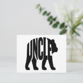 Onkel Bär Feiertagspostkarte (Stehend Vorderseite)