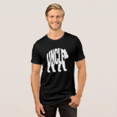 Onkel Bär Tri-Blend Shirt (Vorderseite voll)