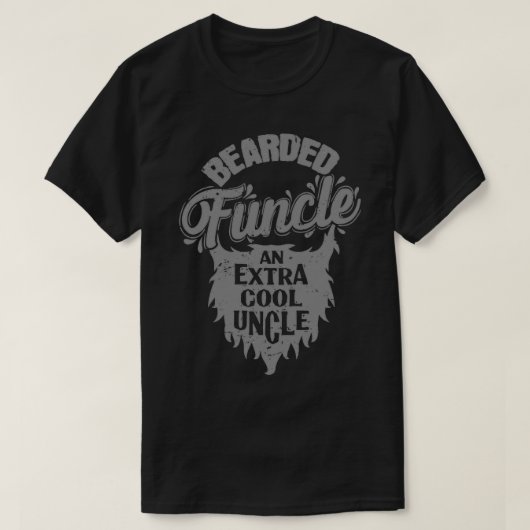 Onkel Bart Bearded Funktion eines zusätzlichen coo T-Shirt (Design vorne)