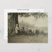 Onkel Bart und das Schaf Postkarte (Vorne/Hinten)