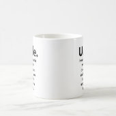 Onkel Best Onkel je Quote Typografie Onkel Kaffeetasse (Mittel)