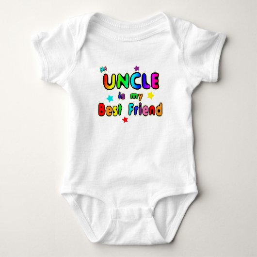 Onkel bester Freund Baby Strampler (Vorderseite)