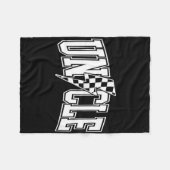 Onkel Blitz Checkered Varsity Dad Onkel V Fleecedecke (Vorderseite (Horizontal))