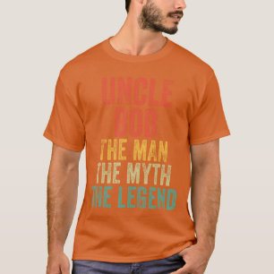 Onkel Bob der Mann Mythos Legende Vater Vintage Re T-Shirt