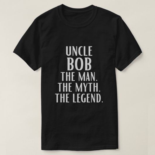 Onkel Bob Der Mensch Der Mythos Der legendäre Funn T-Shirt (Design vorne)