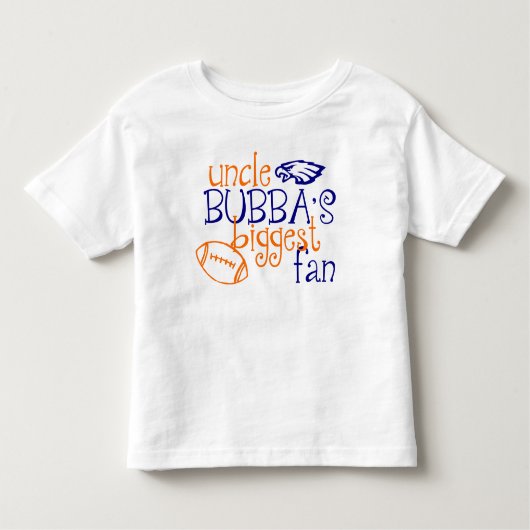 Onkel Bubbas Biggest Fan Kleinkind T-shirt (Vorderseite)