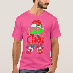 Onkel Claus Santa Claus Hat Schuhe Matching Family T-Shirt