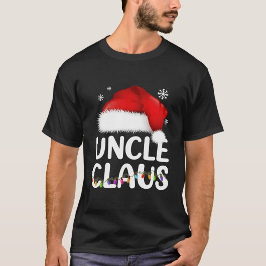 Onkel Claus Shirt Weihnachts Pajama Familie Matchi (Vorderseite)