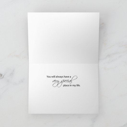 Onkel, danke, dass du mich den Mann am Aisle herun Dankeskarte (Innenseite)