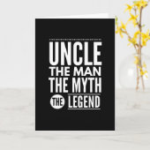 Onkel den Mann, den Mythos, die Legende Karte (Gelbe Blume)