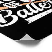 Onkel der Baller Baseball-Softball Poster (Ecke)