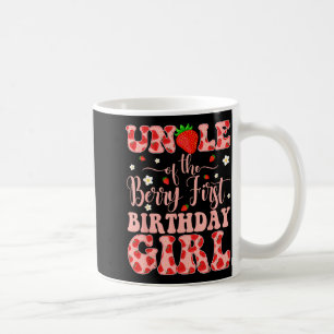Onkel der Beere erster Geburtstag Mädchen Erdbeere Kaffeetasse
