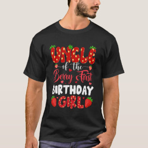 Onkel der Berry ersten Geburtstag der Girl Strawbe T-Shirt