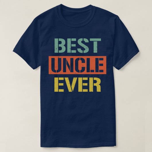 Onkel der beste Onkel aller Zeiten T-Shirt (Design vorne)