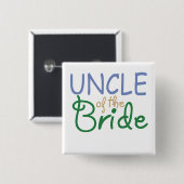 Onkel der Braut Button (Vorne & Hinten)