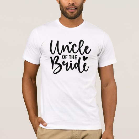Onkel der Braut T-Shirt (Vorderseite)