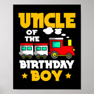 Onkel der Geburtstagsbahn Boy Railway Bday Celeb Poster