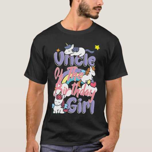 Onkel der Geburtstagskameradschaft T-Shirt (Vorderseite)