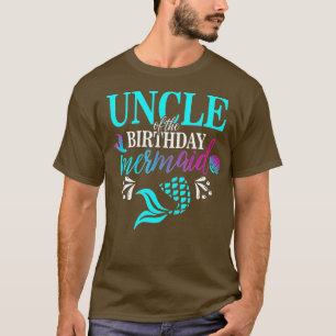 Onkel der GeburtstagsMeerjungfrau Matching Family  T-Shirt