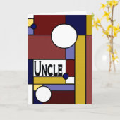 Onkel - der glückliche Vatertag zur Vorlage (Gelbe Blume)